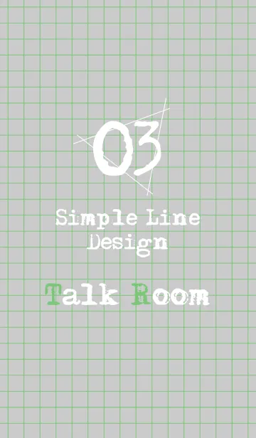 [LINE着せ替え] 03 Simple line Designの画像1