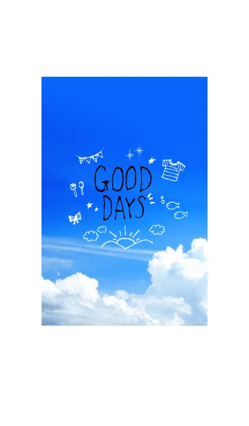[LINE着せ替え] GOOD DAYS SKY - Simple collection -の画像1