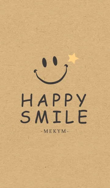 [LINE着せ替え] HAPPY SMILE STAR KRAFT 13 -MEKYM-の画像1