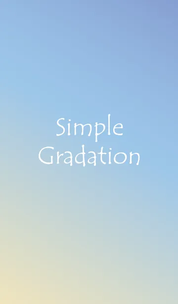 [LINE着せ替え] Simple Gradation -YELLOW+BLUE+PURPLE-の画像1