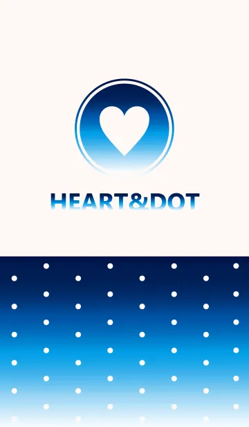 [LINE着せ替え] HEART＆DOT -SKY-の画像1