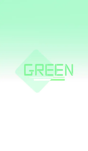 [LINE着せ替え] シンプルライフ - 緑の画像1