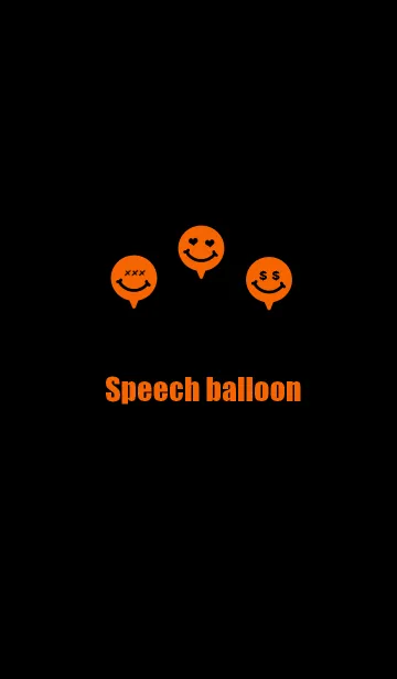 [LINE着せ替え] Speech balloon***Halloweenの画像1