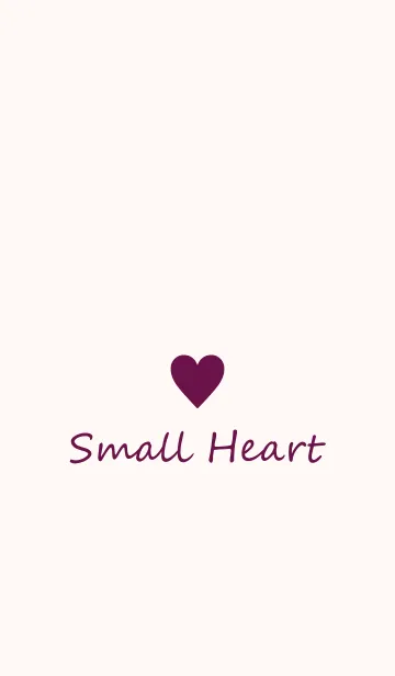 [LINE着せ替え] Small Heart *Grape*の画像1