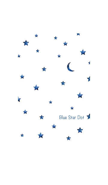 [LINE着せ替え] Blue Star Dot*の画像1