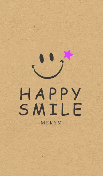 [LINE着せ替え] HAPPY SMILE STAR KRAFT 16 -MEKYM-の画像1