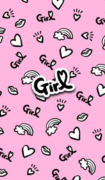 [LINE着せ替え] "Girl"着せかえの画像1