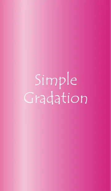 [LINE着せ替え] Simple Gradation -GLOSSY PINK7-の画像1
