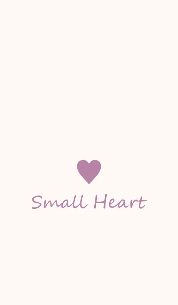 [LINE着せ替え] Small Heart *Lilac*の画像1