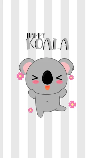[LINE着せ替え] Happy Cute Koala (jp)の画像1