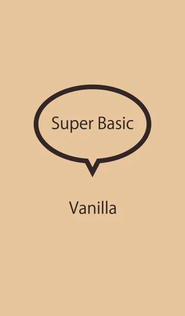 [LINE着せ替え] Super Basic Vanillaの画像1