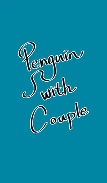 [LINE着せ替え] ペンギンとカップルの画像1
