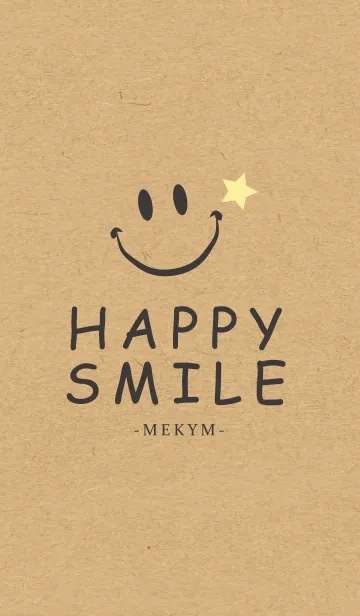 [LINE着せ替え] HAPPY SMILE STAR KRAFT 17 -MEKYM-の画像1