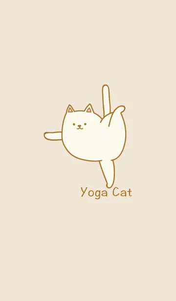 [LINE着せ替え] Yoga Catの画像1