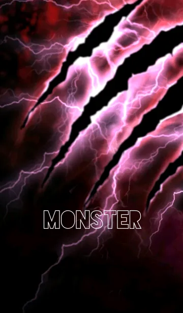 [LINE着せ替え] Red Thunder Monster Ver.2の画像1