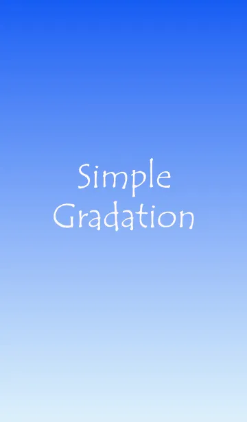 [LINE着せ替え] Simple Gradation -SKY 8-の画像1