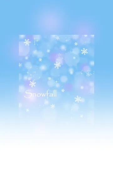 [LINE着せ替え] Crystal snowfallの画像1