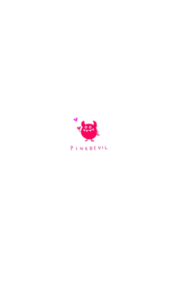 [LINE着せ替え] ピンク♡デビルモンスター。の画像1