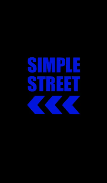 [LINE着せ替え] ストリート系シンプル着せかえ[青]の画像1