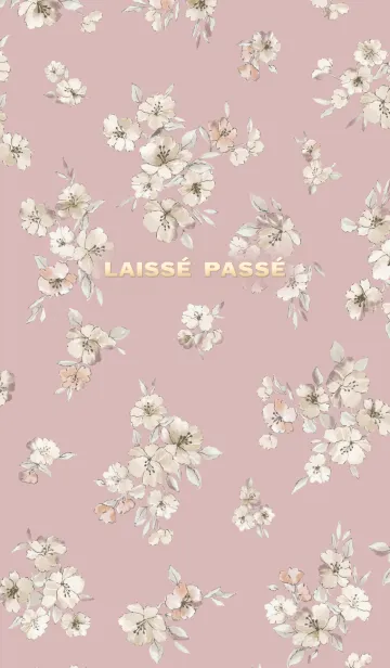 [LINE着せ替え] LAISSE PASSE -Vintage flower-の画像1