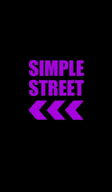 [LINE着せ替え] ストリート系シンプル着せかえ[紫]の画像1