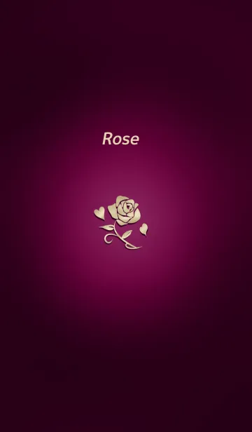 [LINE着せ替え] ローズ シャンパンゴールドの画像1