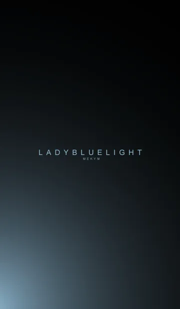 [LINE着せ替え] LADYBLUE LIGHT -MEKYM-の画像1
