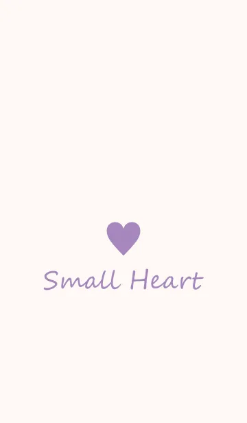 [LINE着せ替え] Small Heart *Lavender*の画像1