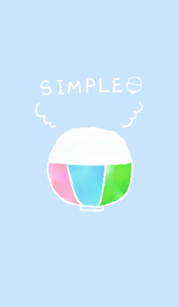 [LINE着せ替え] シンプルな水彩ごはんの画像1