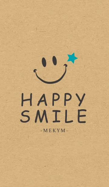 [LINE着せ替え] HAPPY SMILE STAR KRAFT 19 -MEKYM-の画像1