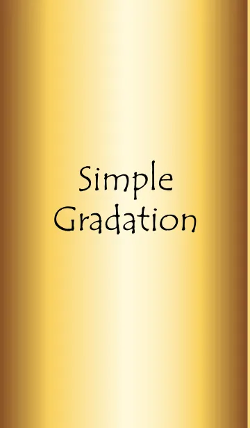 [LINE着せ替え] Simple Gradation -GOLD4-の画像1