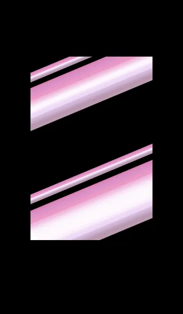 [LINE着せ替え] シンプル ピンクと黒 ロゴ無し No.3の画像1