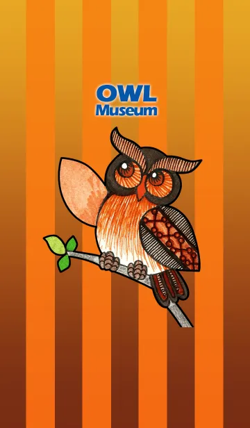 [LINE着せ替え] フクロウ 博物館 123 - Direction Owlの画像1