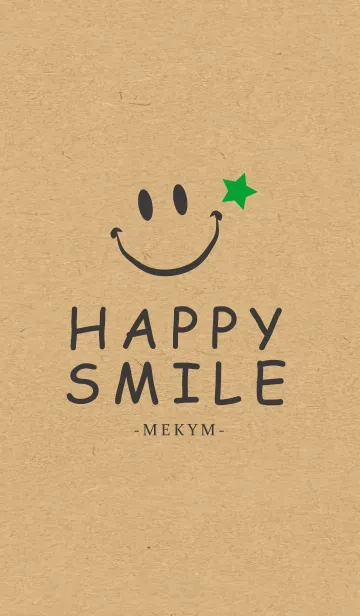 [LINE着せ替え] HAPPY SMILE STAR KRAFT 20 -MEKYM-の画像1