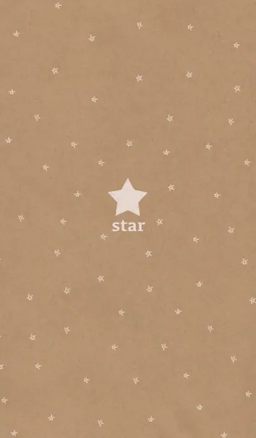 [LINE着せ替え] 星とクラフト紙の画像1