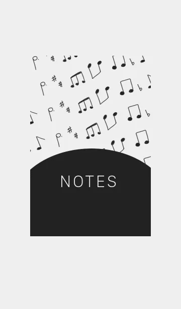 [LINE着せ替え] 音符の画像1