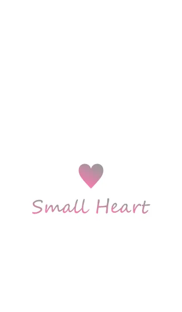 [LINE着せ替え] Small Heart *Pink+Gray*の画像1