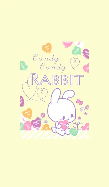 [LINE着せ替え] Candy candy rabbitの画像1