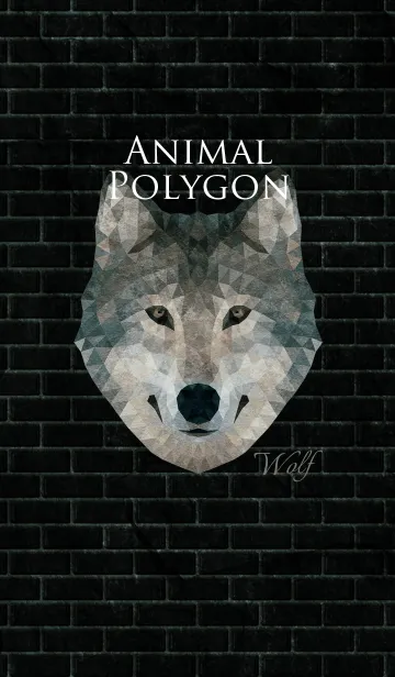 [LINE着せ替え] ANIMAL POLYGON [Wolf]の画像1