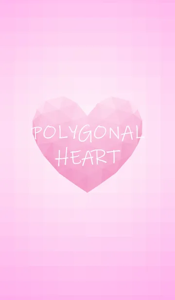 [LINE着せ替え] POLYGONAL HEARTの画像1