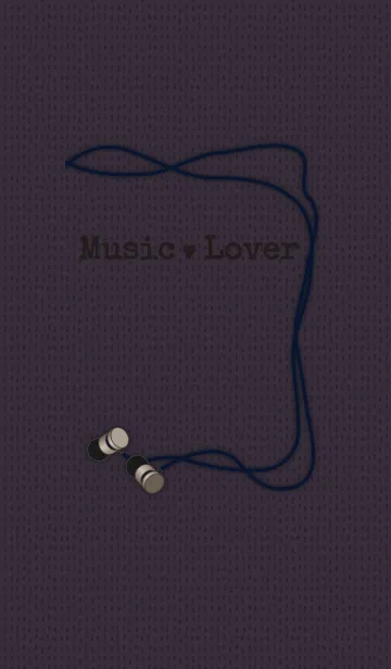 [LINE着せ替え] musiclover + ネイビーの画像1