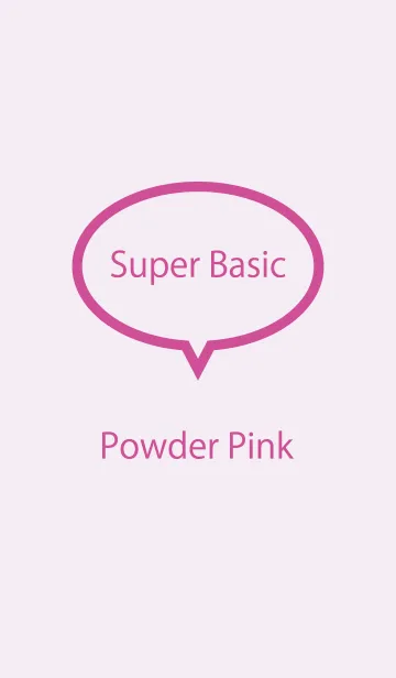 [LINE着せ替え] Super Basic Powder Pinkの画像1