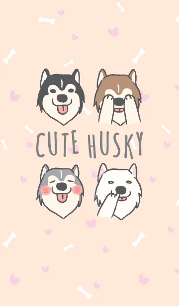 [LINE着せ替え] Cute Husky v.3 (I) - JPの画像1
