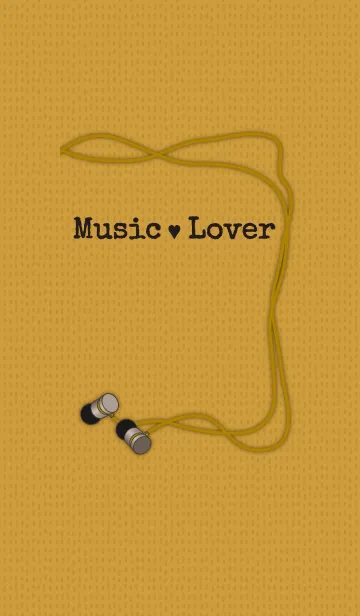 [LINE着せ替え] musiclover + ベージュの画像1