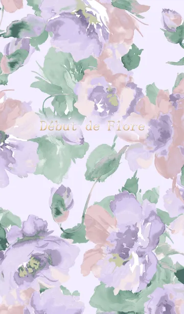 [LINE着せ替え] Debut de Fiore -Douce Jardin-の画像1