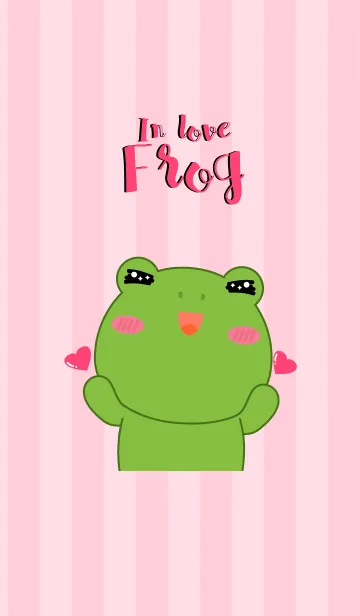 [LINE着せ替え] In love Frog Icon Theme (jp)の画像1