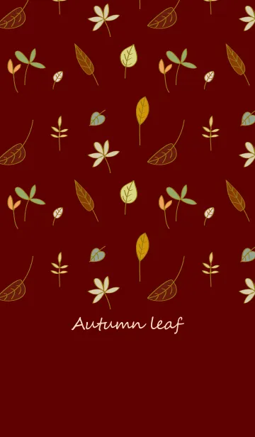 [LINE着せ替え] artwork_Autumn leaf3の画像1