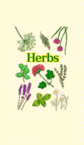 [LINE着せ替え] Herbs～ハーブが好き！（修正版）の画像1