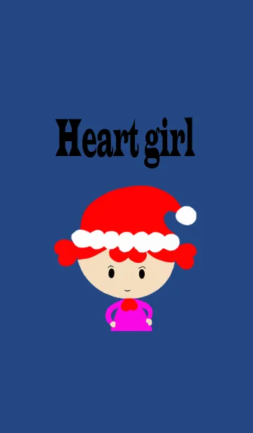 [LINE着せ替え] heart girl merry christmas ver2の画像1