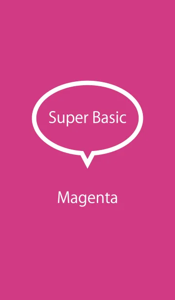 [LINE着せ替え] Super Basic Magentaの画像1